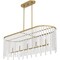 Quoizel Apelle Linear Chandelier 5 Lights Aged Brass APE542AB - alternate 5